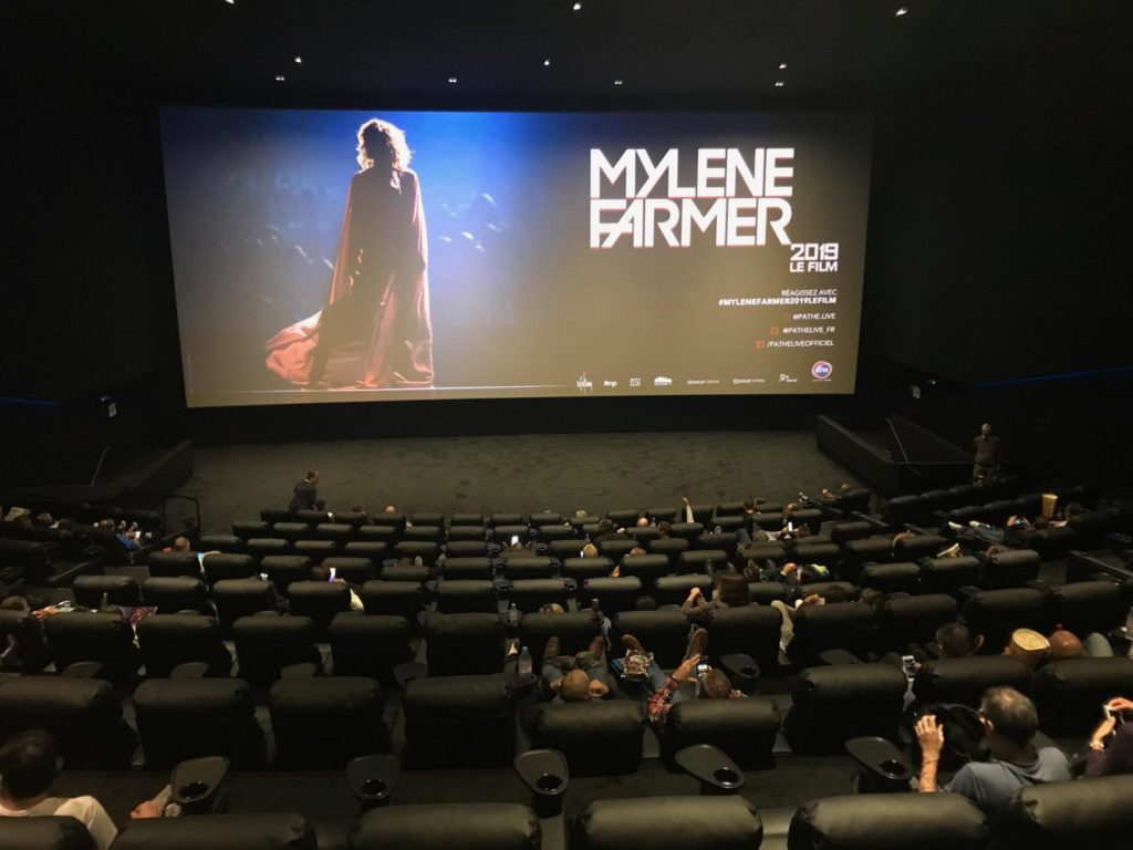 The Film Of Mylene Farmer S Huge Concerts Screened In A Dolby Theatre Of A Nice Cinema