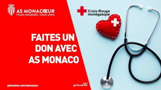 AS Monaco Coronavirus Croix Rouge