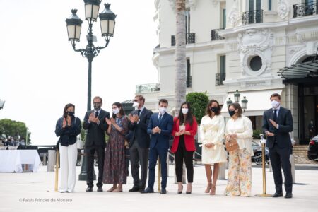 Famille princière de Monaco Place du Casino Monte Carlo