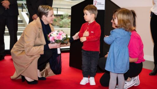 inauguration creche monaco princesse charlene