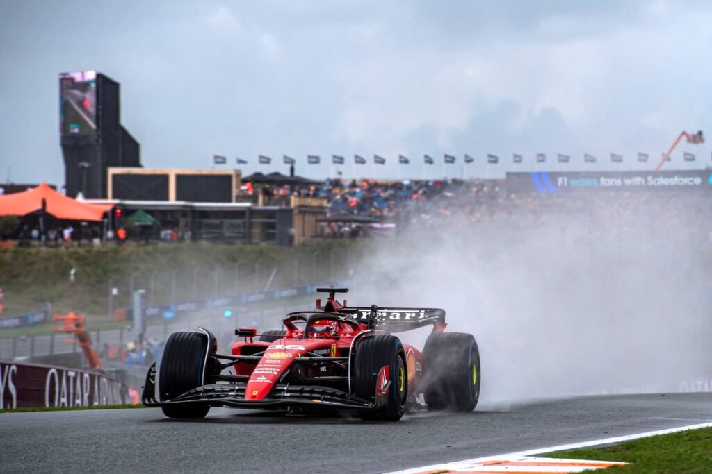 Charles Leclerc Scuderia Ferrari Rain