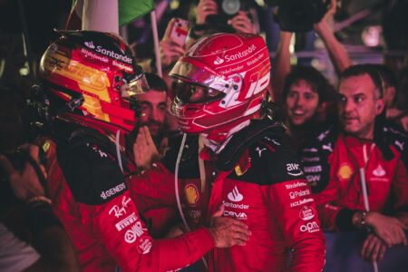 Sainz-Leclerc-Ferrari