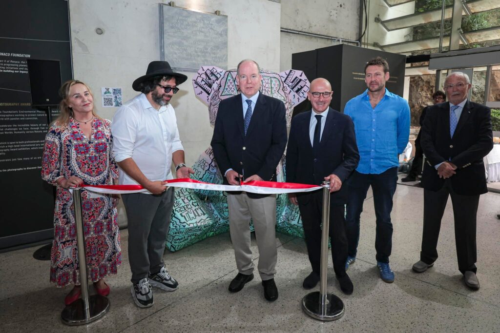 Prince Albert II visited the World Oceans Day exhibition and creative workshops © Communication Department / Stéphane Danna 