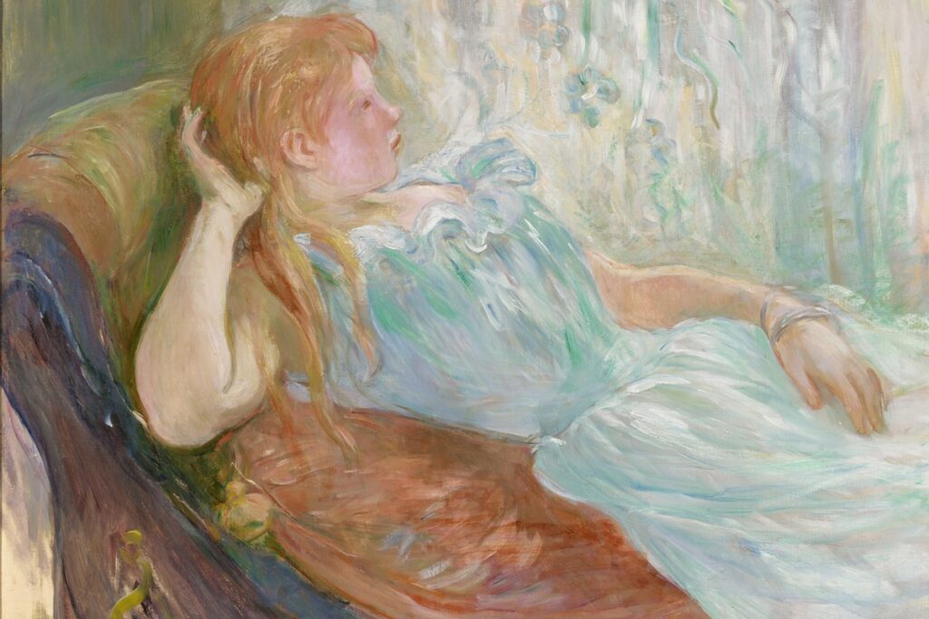 Berthe Morisot, Jeune fille étendue, 1893