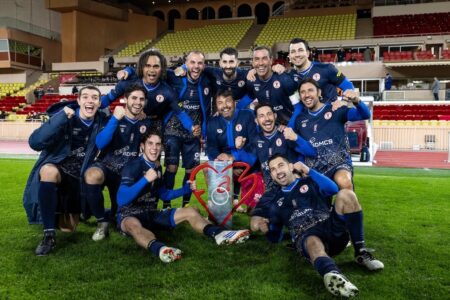 Le Cirque FC, équipe de la Princesse Stéphanie, remporte son 4e titre sur cinq éditions de la Fight Aids Cup Monaco © Direction de la Communication - Manuel Vitali